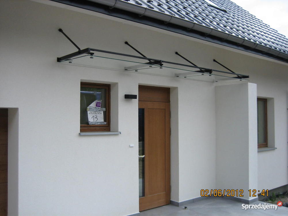 Daszek szklany dachy szkła zadaszenie szklane Gorlice