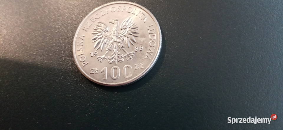 Moneta 100 Jadwiga 1988 Skoczów