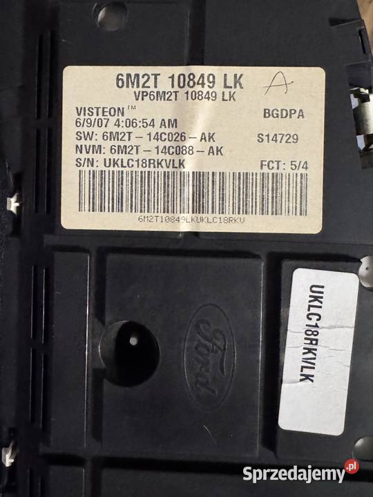 Licznik Ford Mondeo Liczniki i zegary mazowieckie Warszawa