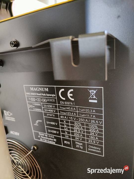 Sprzedam migomat Magnum MIG MAG 2502 Dual Puls Jabłonowo Pomorskie