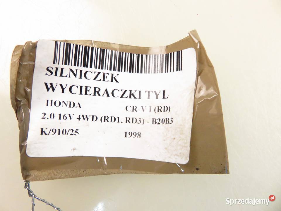 SILNICZEK WYCIERACZKI TYŁ HONDA CRV I 34311581
