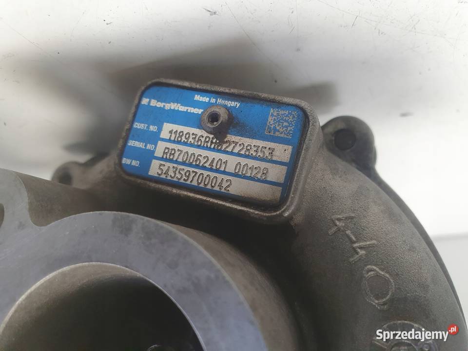 TURBOSPRĘŻARKA Renault Clio III 15 DCI turbo Chełm