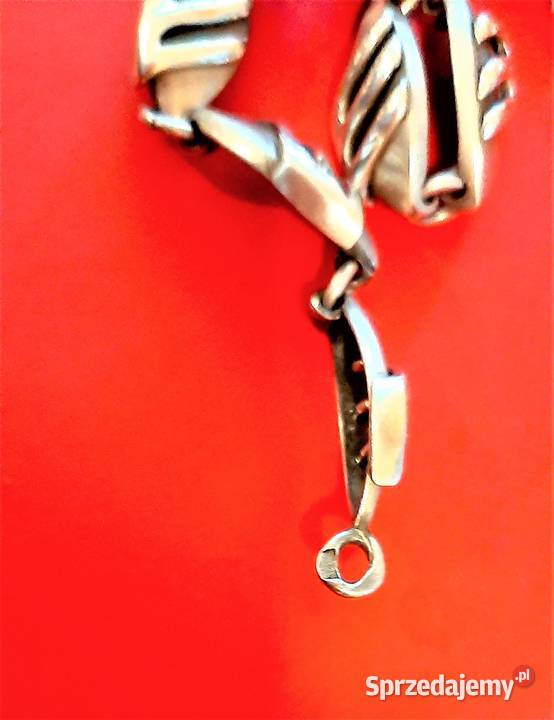 Srebrna masywna piękna bransoletka sprzedam