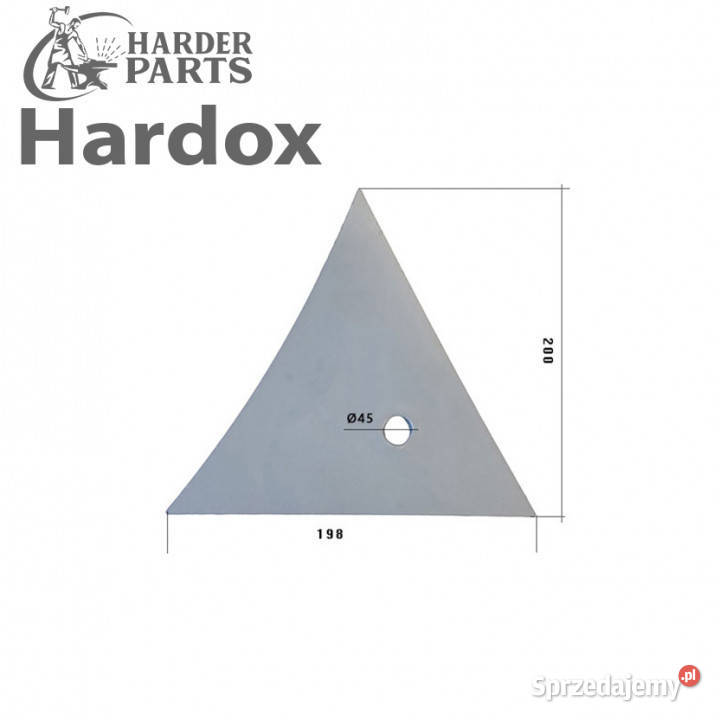 Pierś HARDOX VRP300TL części do pługa RABEWERK nieuszkodzony sprzedam