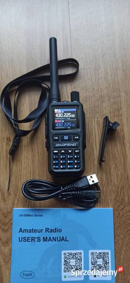 Baofeng UV5R mini skaner częstotliwości policja podlaskie Białystok