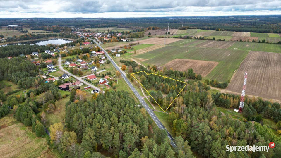 Działka inwestycyjna drodze DK21 Trzebielino