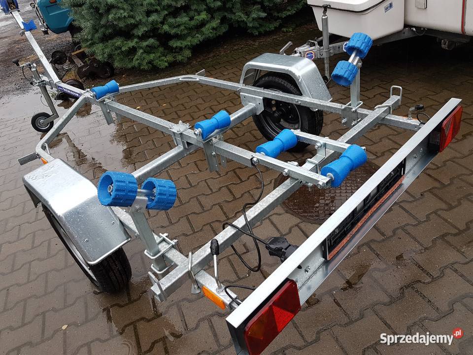 FIRMOWA przyczepa łódka pontonskuter do Niewiadów wielkopolskie sprzedam