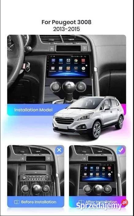 Radio 2din Android PEUGEOT 3008 5008 gps wifi Ożarowice