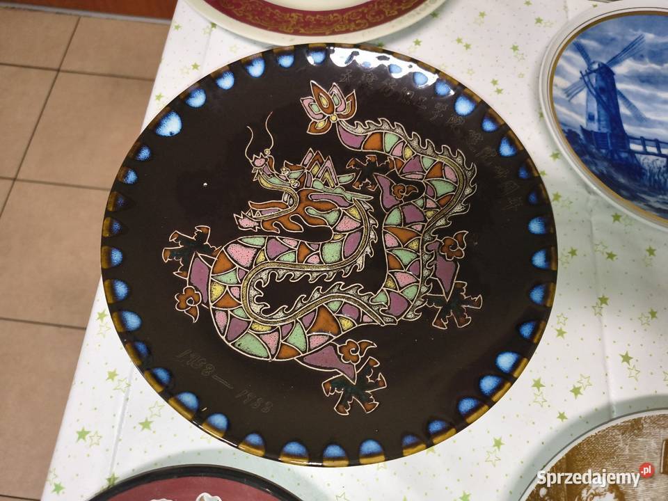 Talerze ozdobne kolekcjonerskie łódzkie Chorzew