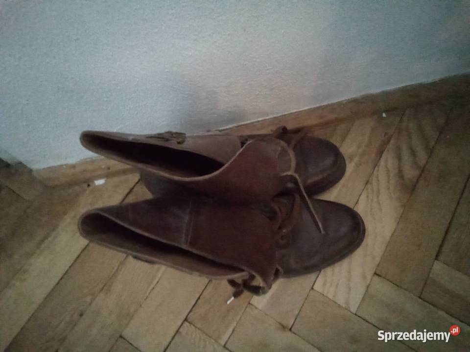 Buty wojskowe opinacze brązowe PRL lwp duży mazowieckie Warszawa