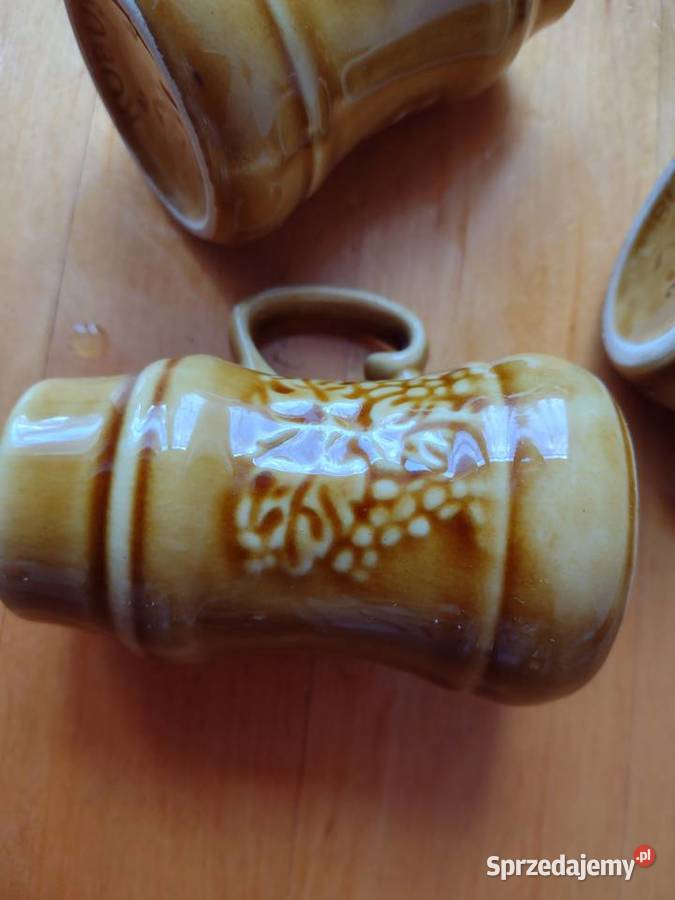 kufelki ceramiczne Kubuś Mirostowice PRL wys 9 6 Pozostałe Przemyśl