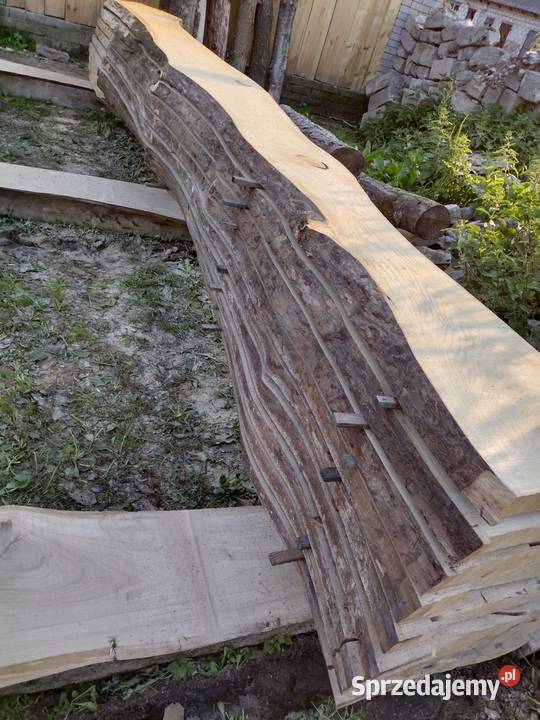 dechy dębowe live edge wood monolit Stoły, krzesła, biurka Przysucha