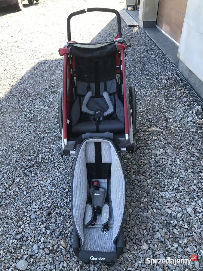 Przyczepka rowerowa Qeridoo Spotrex1 z hamakiem Pozostałe Kranów
