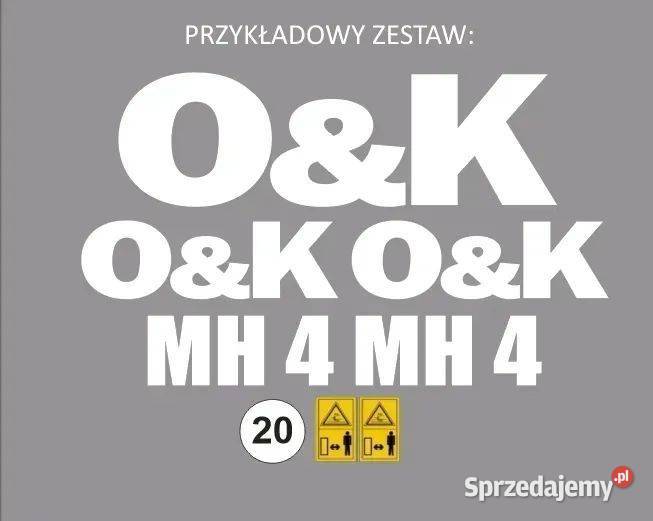Naklejki naklejka OK MH 2 3 4 5 6 city Zamiennik Karoseria Janików