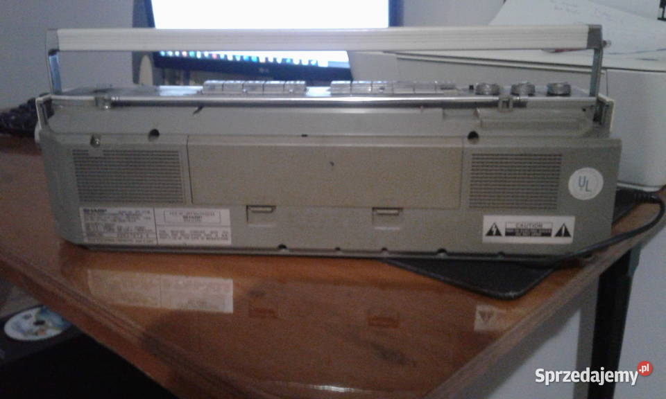 Radiomagnetofon sharp QT 77 jamnik vintage Łomża