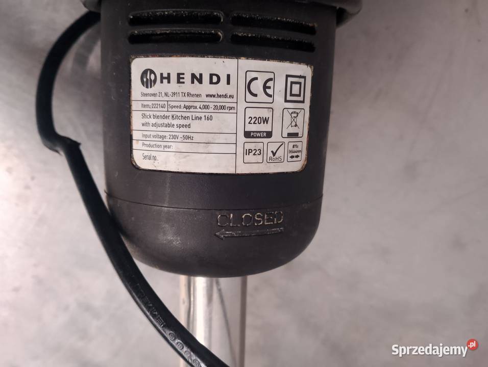 Blender mikser ręczny Hendi 222140 Gastronomia Wrocław