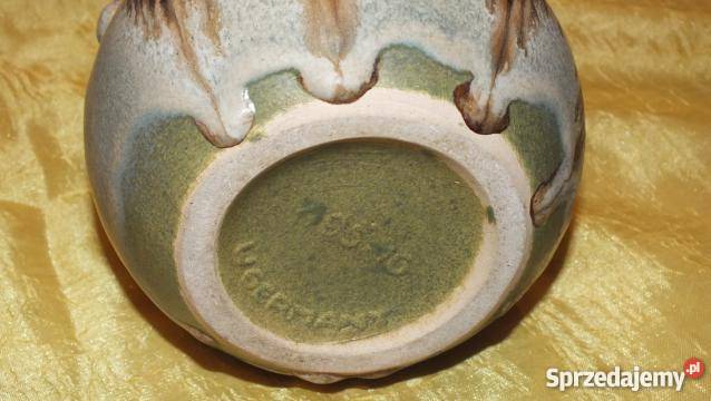 Piękny wazon dzban niemiecki sygnowany Porcelana i szkło Inowrocław