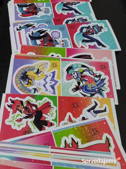 Naklejki anime duże zestaw Kraków