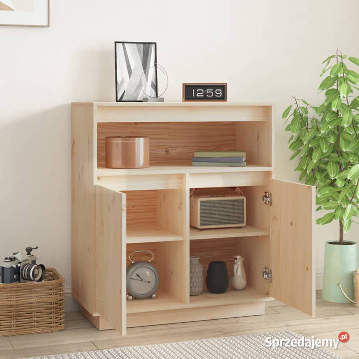 Szafka 70x34x80 lite drewno sosnowe WM814384 mazowieckie Warszawa sprzedam