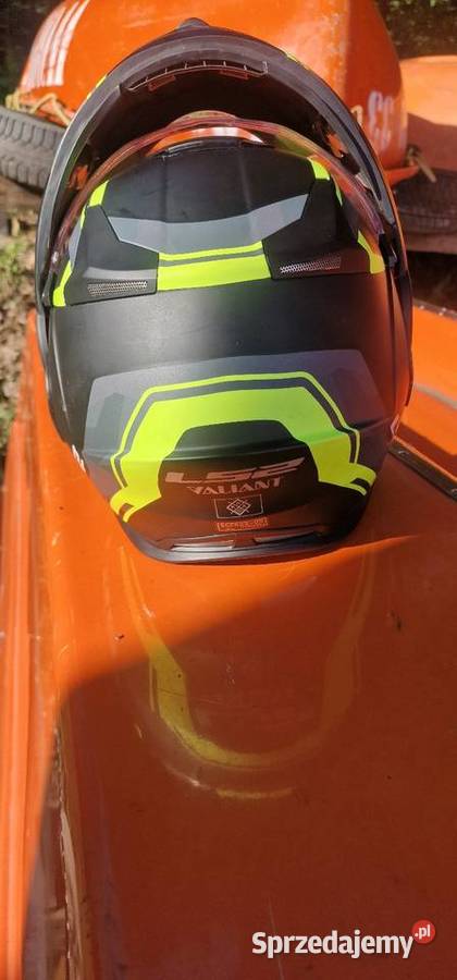 KASK szczękowy MOTOCYKLOWY 59 LS2 VALIANT CZYSTY Kaski Tarnowskie Góry