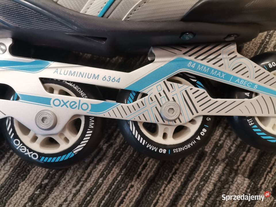 Rolki damskie fitness Oxelo FIT5 37 stan idealny