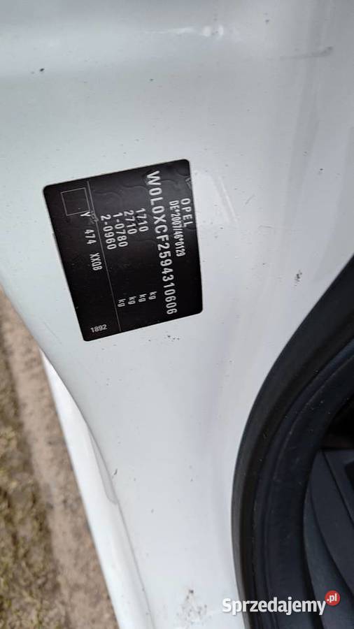 Opel Combo 14 benzyna 2009 142 000 Combo dolnośląskie Jelcz-Laskowice