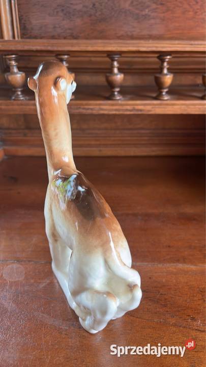 Wielbłąd figurka Łomonosow Lata 80 XX wieku pomorskie Gdańsk