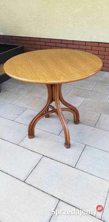 Stół okrągły na giętych nogach stolik kawowy nie Garwolin