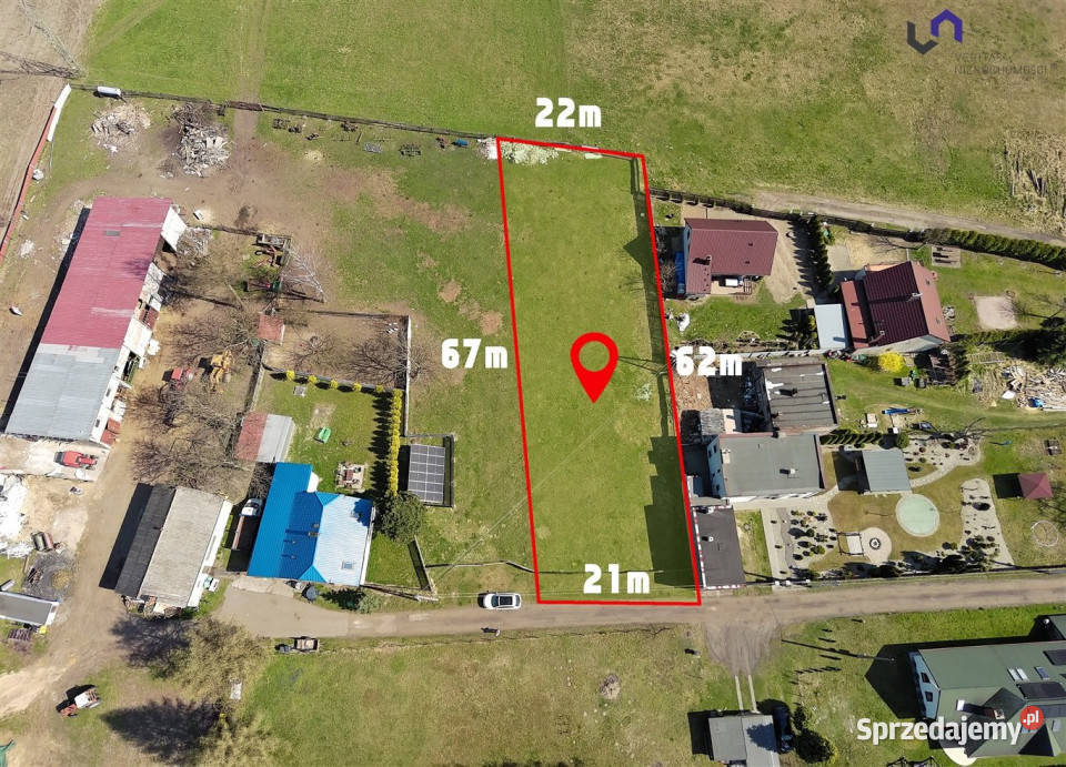 sprzedaży gruntu 3750m2 Gostyń