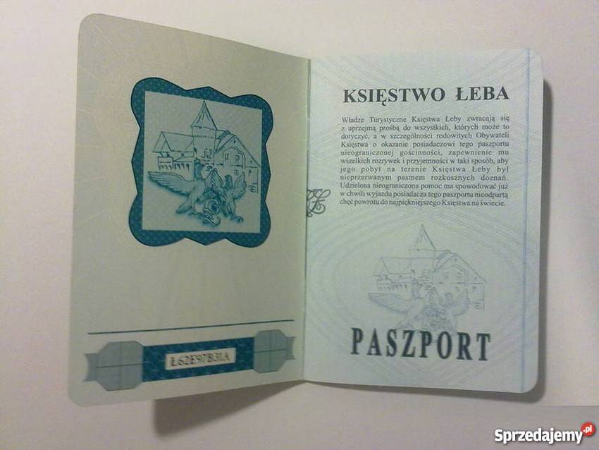 PASZPORT ŁEBA KSIĘSTWO Pozostałe Lębork