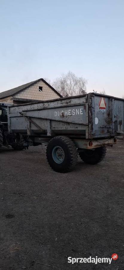 Przyczepa skorupa jednoosiowa 8t duchesne Biała Podlaska