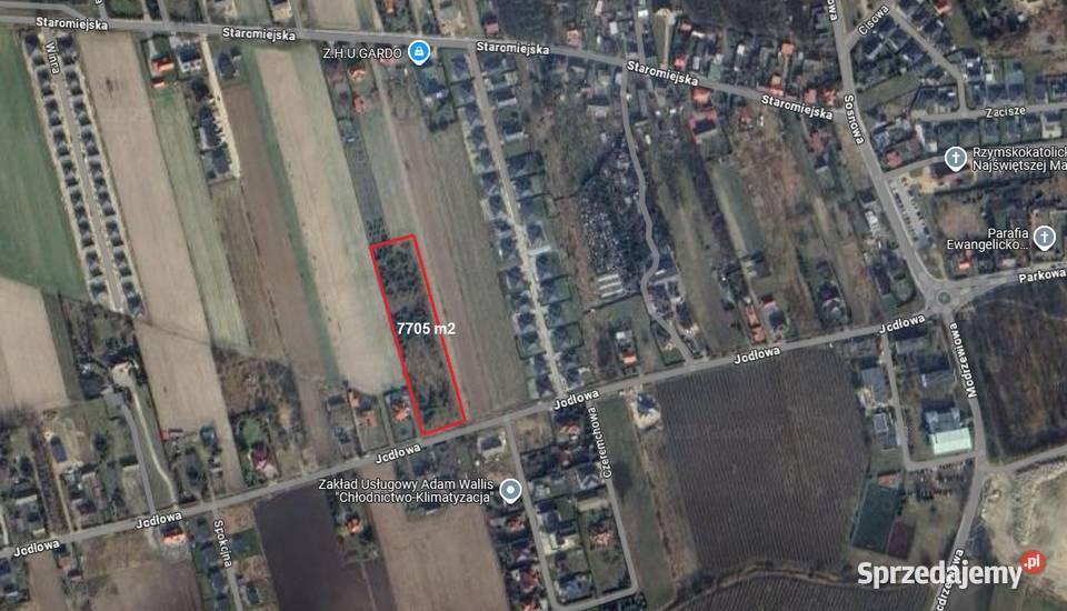 Żychlin gm Stare Miasto działka budowlana na