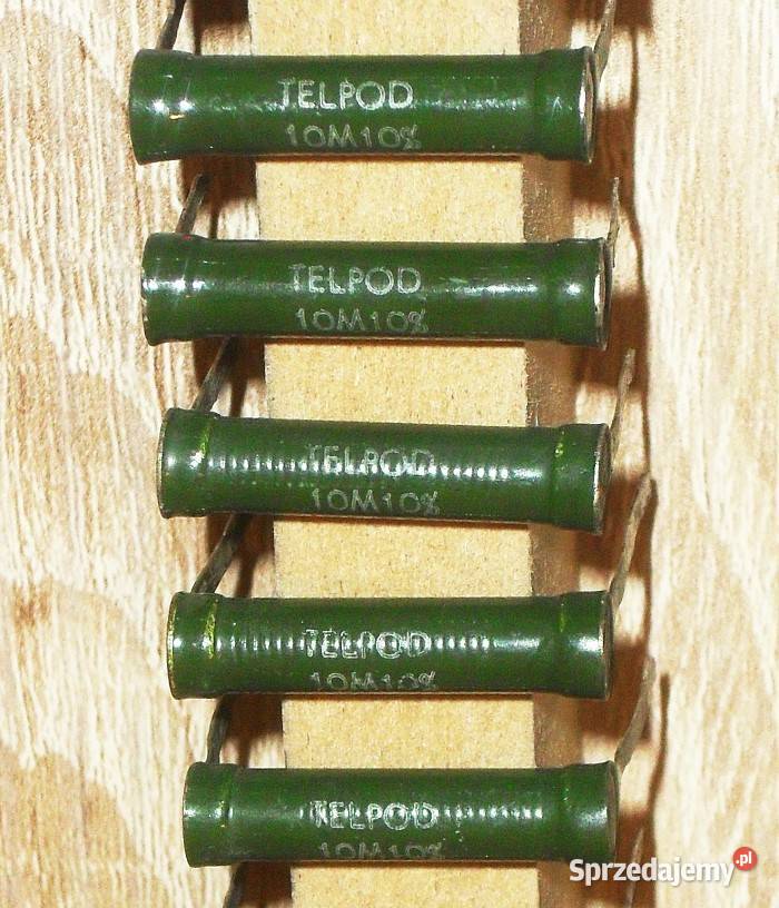 Rezystor opornik metalizowany 10 MOm M 1 W 10 Gliwice