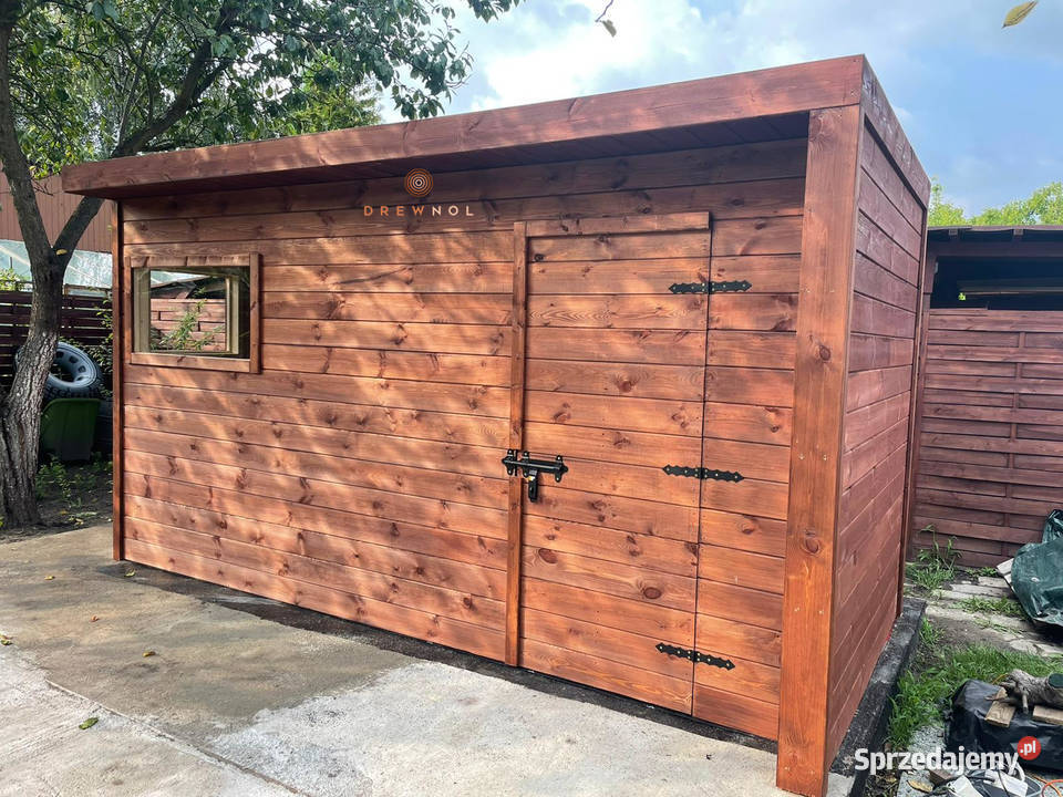 Domek narzędziowy nowoczesny domek plaski dach Częstochowa sprzedam