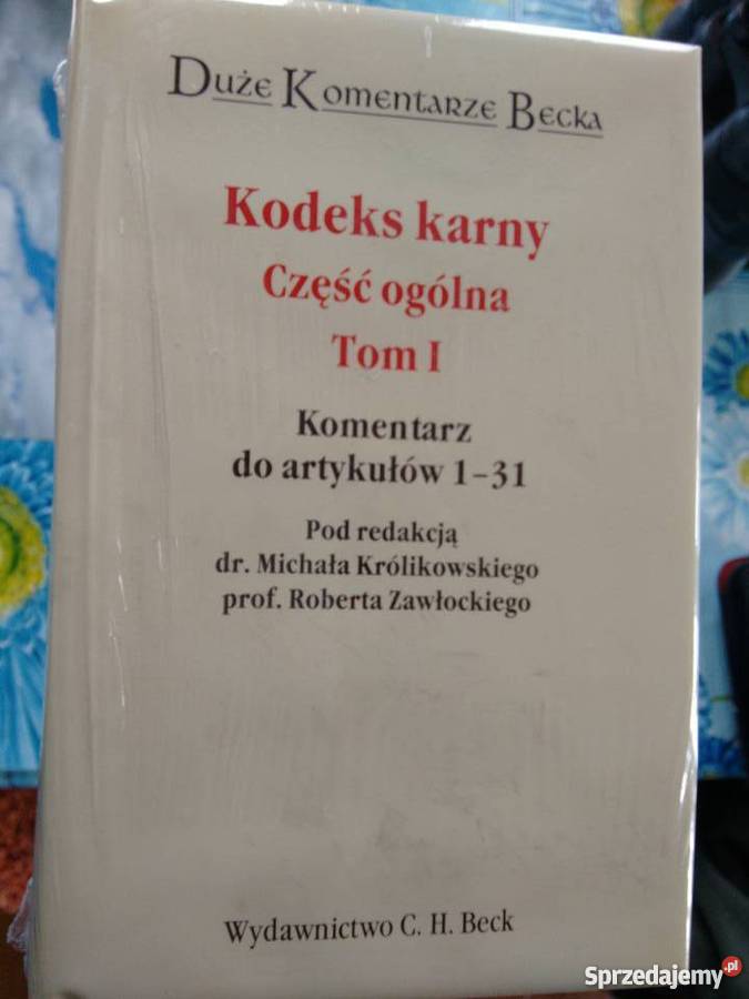 Kodeks karny Część ogólna Komentarz do art131 Kraków