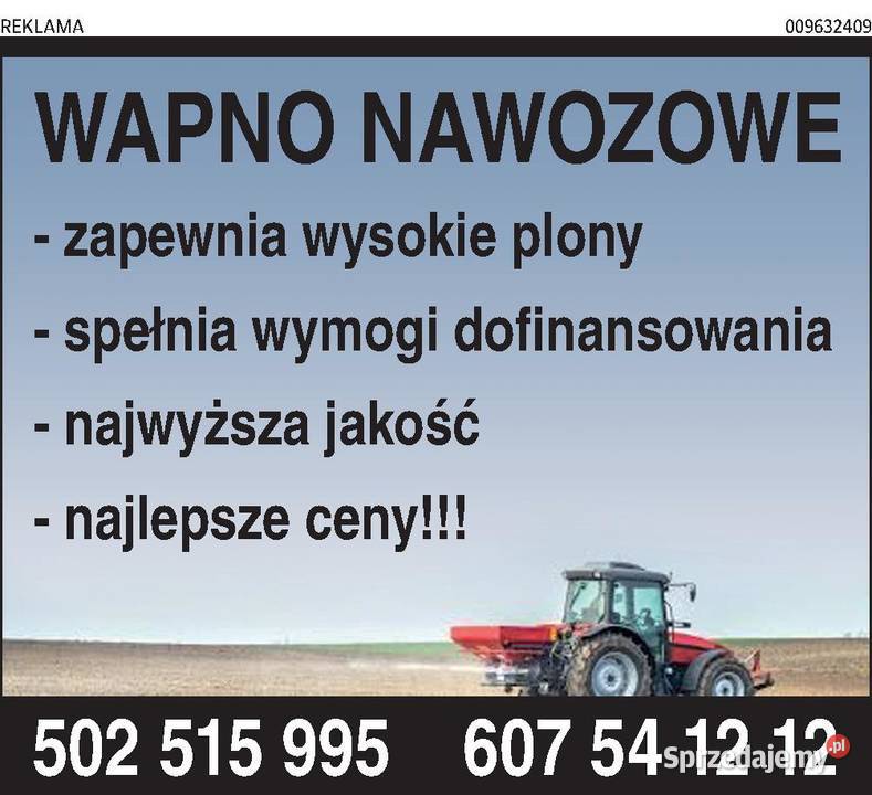 Wapno Nawozowe z Morawicy Magnezowe Kreda HURT Morawica sprzedam