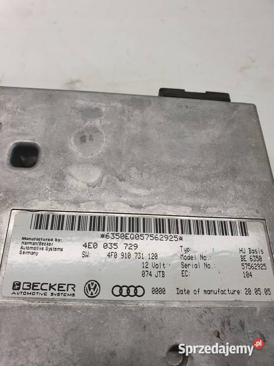 MODUŁ NAWIGACJI MMI AUDI A6 C6 4F0910731 Przystajń
