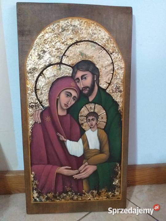 Ikona Święta Rodzina ręcznie pisana Kazimierz Dolny