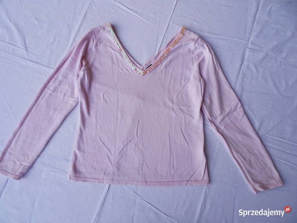 GAP Pudrowy sweterek Cekiny 40 42