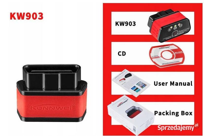 KONNWEI KW903 Interfejs diagnostyczny OBDII Mały Gorzów Wielkopolski
