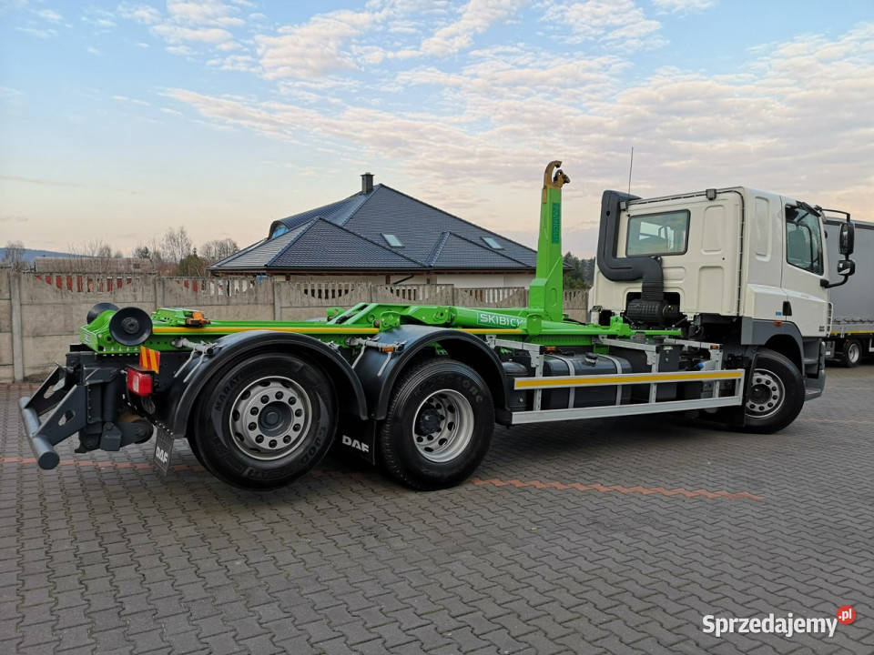 DAF CF 85410 ATE Hakowiec 6x2 Skibicki 250 z świętokrzyskie Daleszyce
