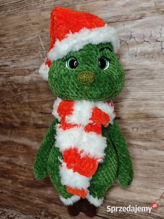 Maskotka Grinch na szydełku Szczecin
