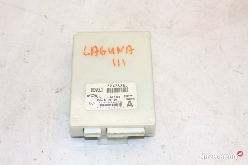 RENAULT LAGUNA 3 0711 MODUŁ STEROWNIK Motoryzacja Prochowice