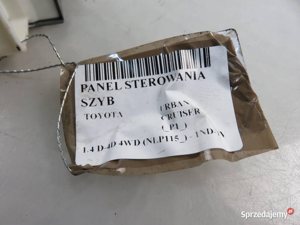 PANEL SZYB TOYOTA URBAN CRUISER