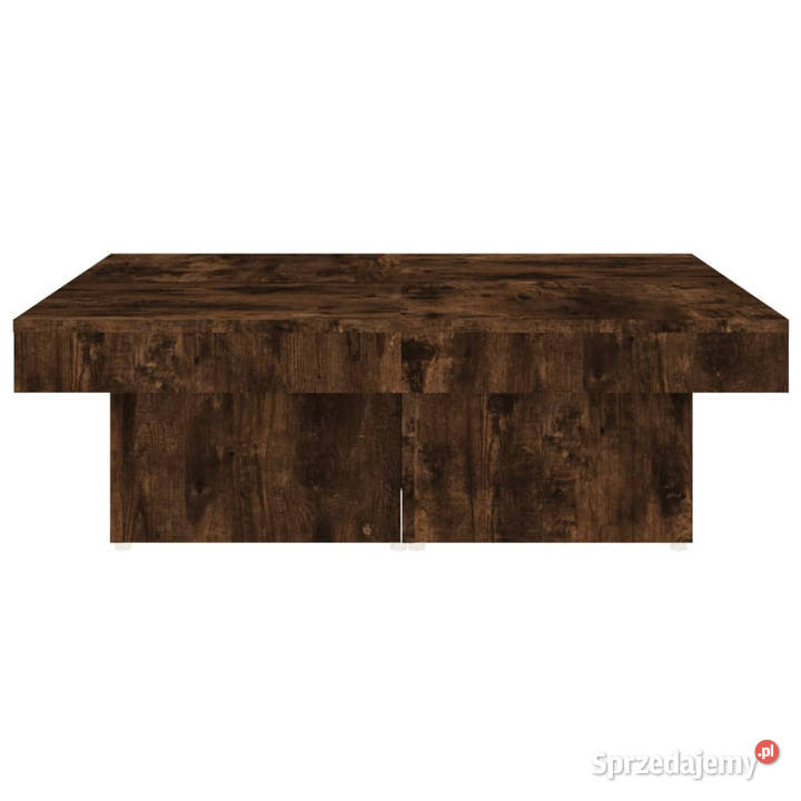 Stolik kawowy przydymiony dąb 90x90x28 WM826635 mazowieckie Warszawa sprzedam