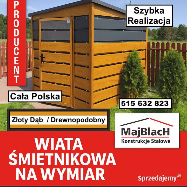 PRAKTYCZNA Wiata śmietnikowaAltana na Krosno