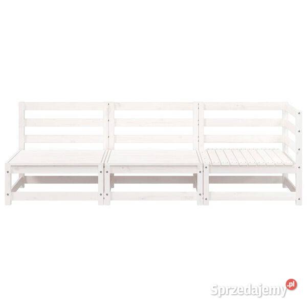vidaXL Ogrodowa sofa 3osobowa białaSKU837950 Warszawa