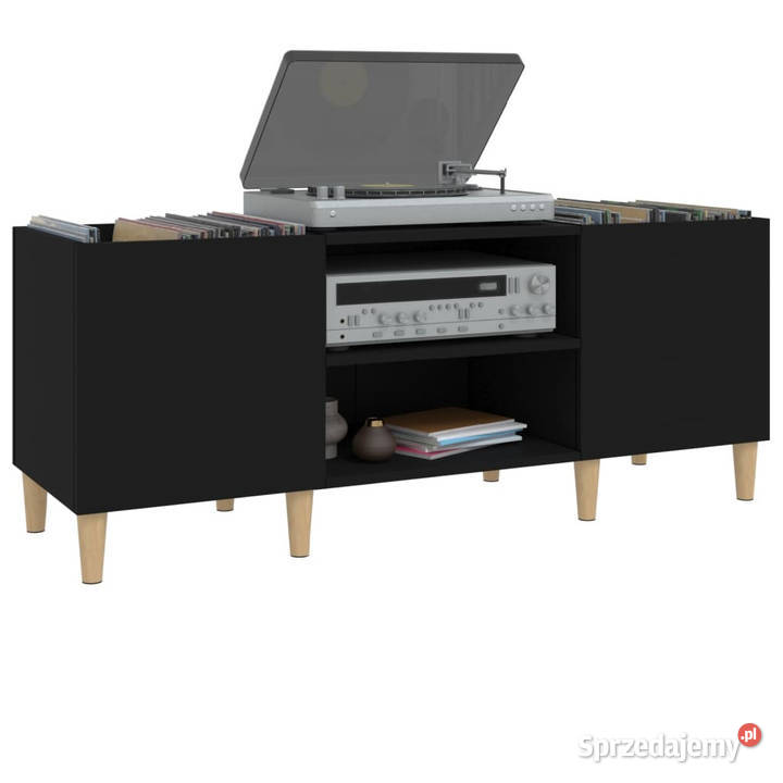 Szafka na płyty czarna 121x38x48 materiał mazowieckie Warszawa sprzedam
