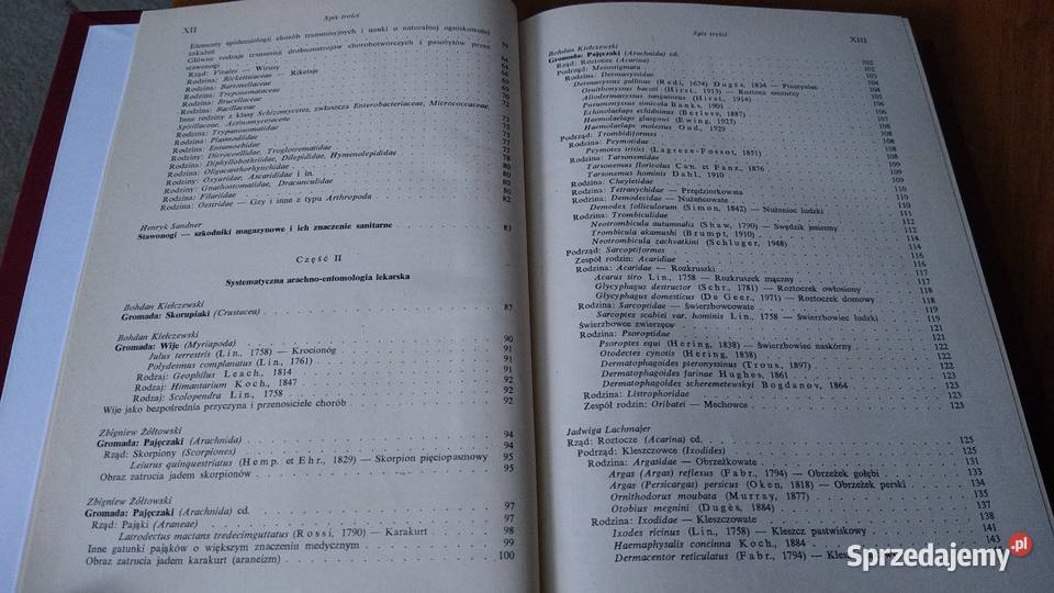 Arachnoentomologia lekarska red Zbigniew