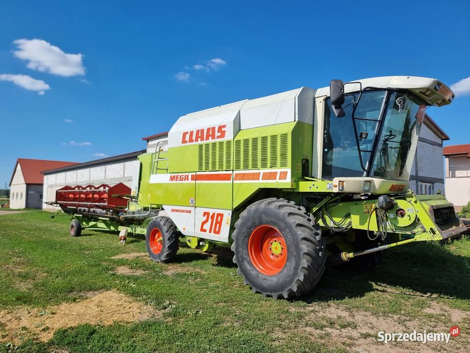 Sprzedam kombajn Claas mega 218 Zbożowe Ostrów Mazowiecka